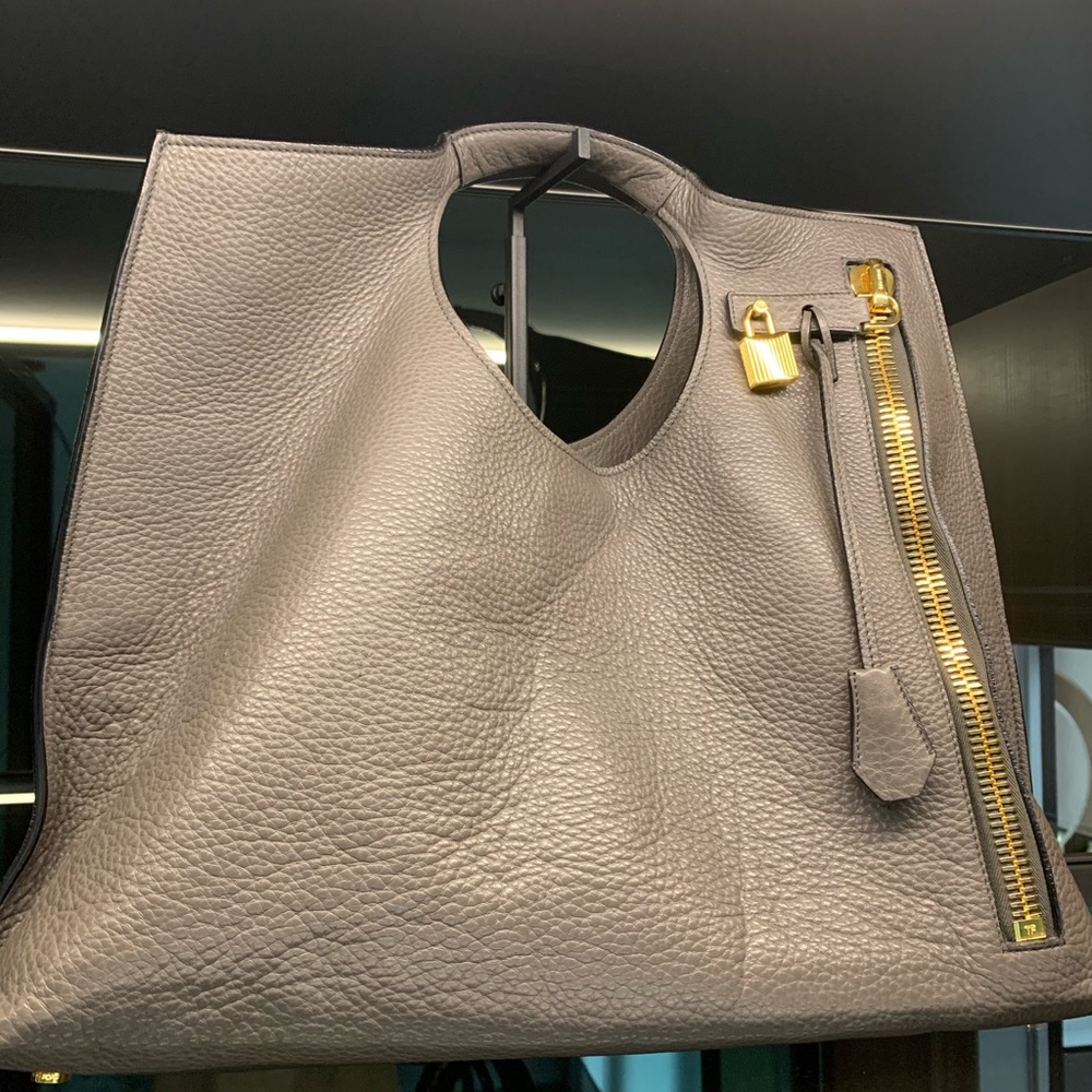 TOM FORD - Pad Lock Zipper Hand Bag - Large